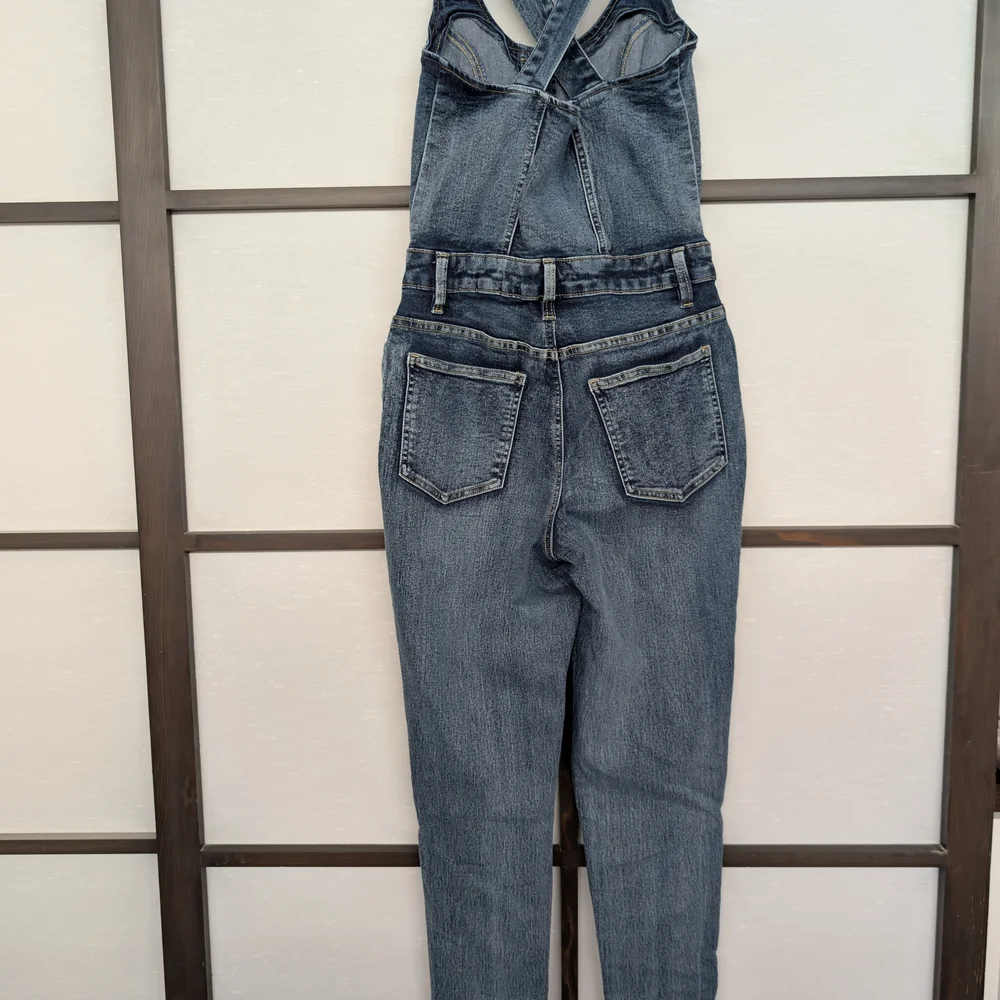 Venus Denim Romper US 4 EUR 36 Casual Jeans Jumpsuit EUC - Picture 3 of 6
